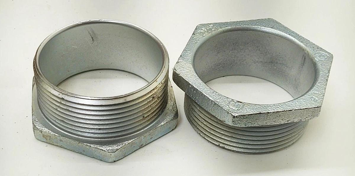 Bridgeport 1108 Appleton CN-250, Conduit Nipple, 2-1/2" Iron, 2 PC