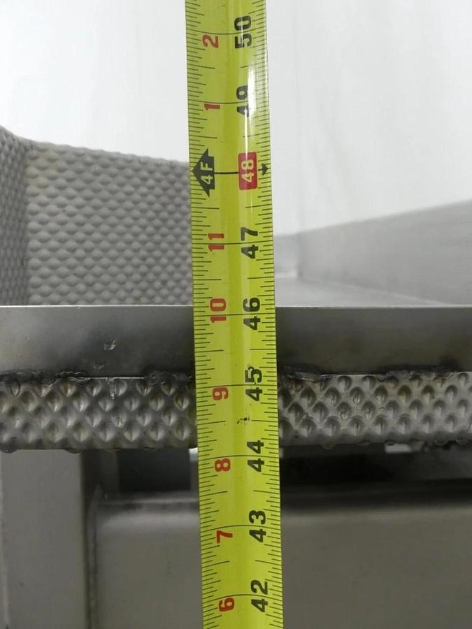 Used 🔥 KEY 60" X 12" STAINLESS STEEL VIBRATORY FLOW CONVEYOR OSCILLATING SHAKER 240V