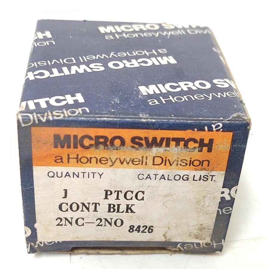 🔥 NEW Honeywell PTCC Micro Switch Contact Block 2 NO 2 NC