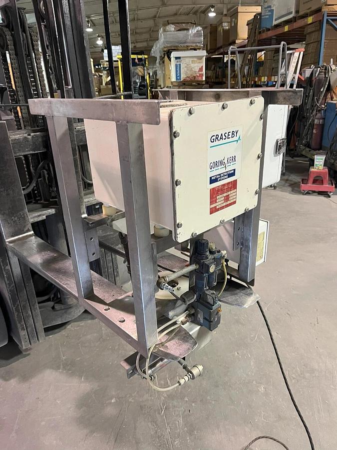 Used Graseby Goring Kerr Gravity flow through 3" Metal Detector TEK DSP Drop 402c-3