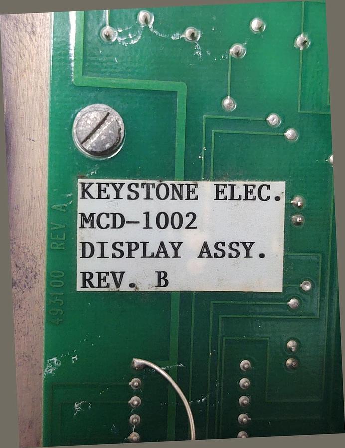 Used 🔥NOVATEC MCD-1002 / MCD1002 KEYSTONE ELE 493100 Dryer Controller