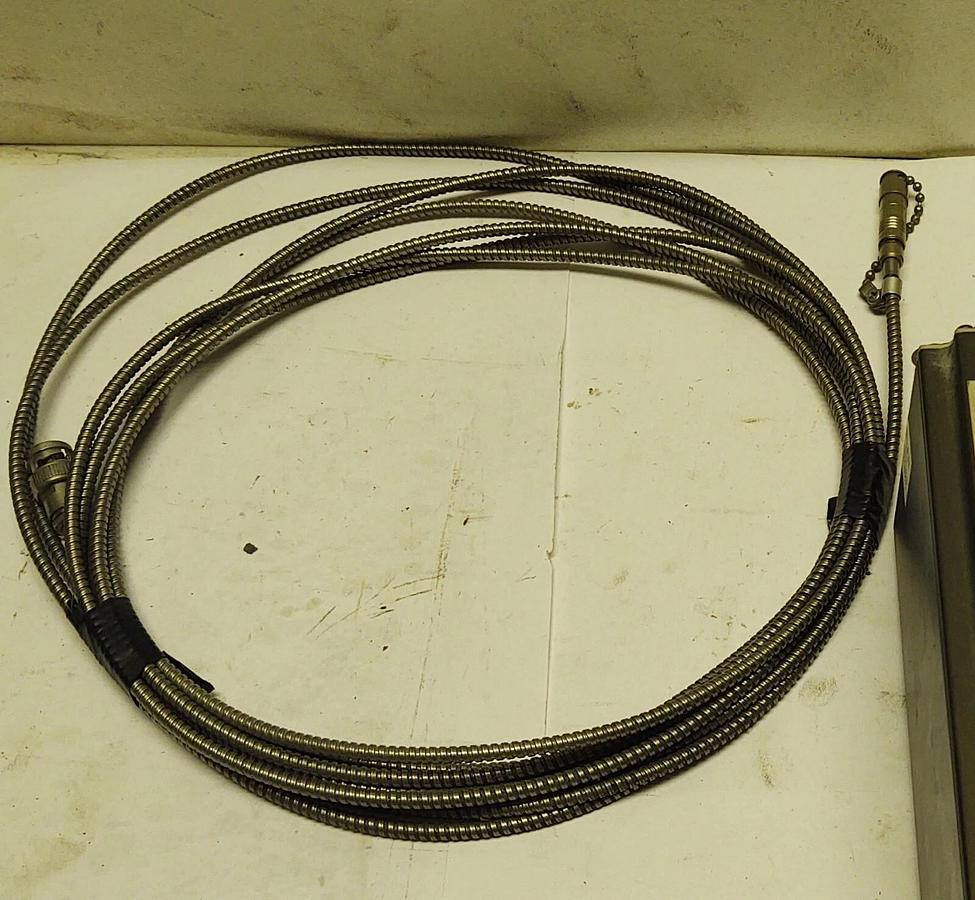 Used KISTLER INSTRUMENTS CHARGE MONITOR TRANSDUCER CAVITY PSI 5090A CABLE 18FT C74862