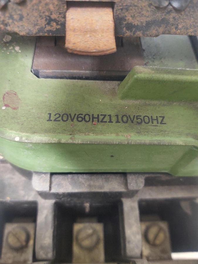 Used đŸ”¥TESTED GE CR206E0 max 50HP 3-Phase max 575V Contactor 120VAC Coil Size 3