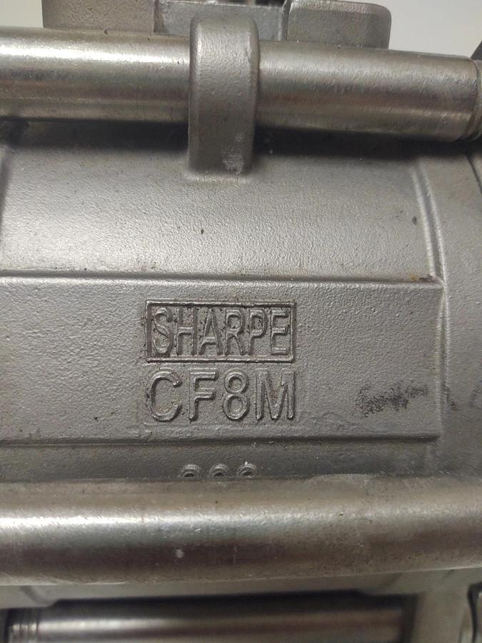 Used 🔥SHARPE 3" STAINLESS 3-PIECE BALL VALVE CF8M WELD SOCKET 600 WOG