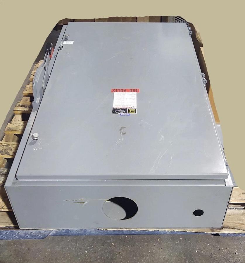 Used 🔥Square D H365 Heavy Duty Safety Switch 400 Amp 600 Vac with Fuses
