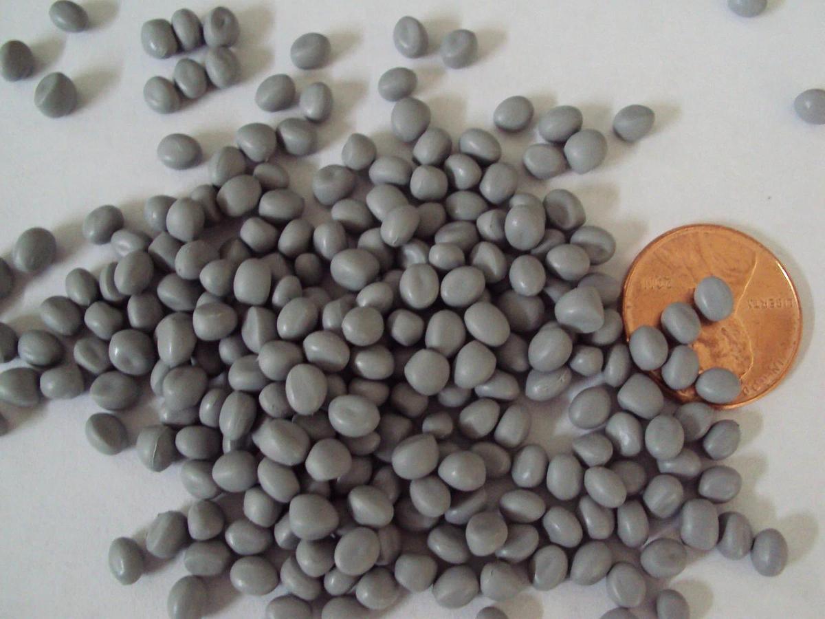 TPO CF 10% Calcium Virgin Plastic Pellets 50 Lbs Grey Resin Material Gray