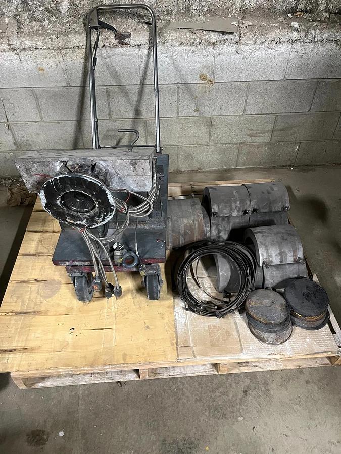 Used HPM 3.5" Extruder 150 HP 30:1 L/D Strand Die