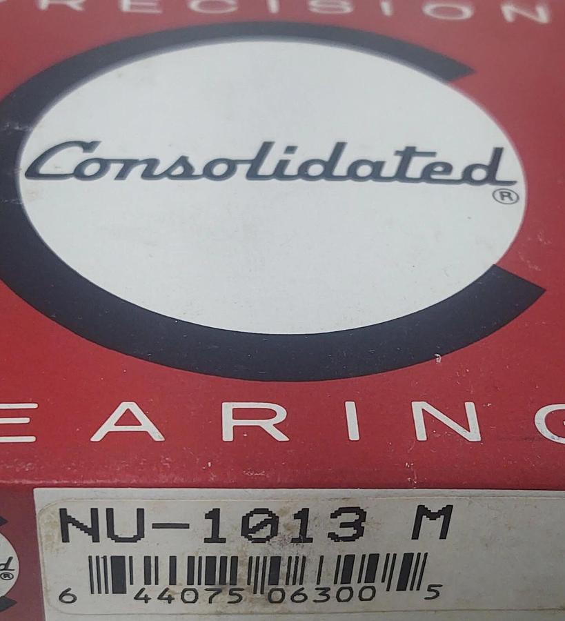 🔥 NIB Consolidated Cylindrical Roller Bearings NU1013 - Made in Germany