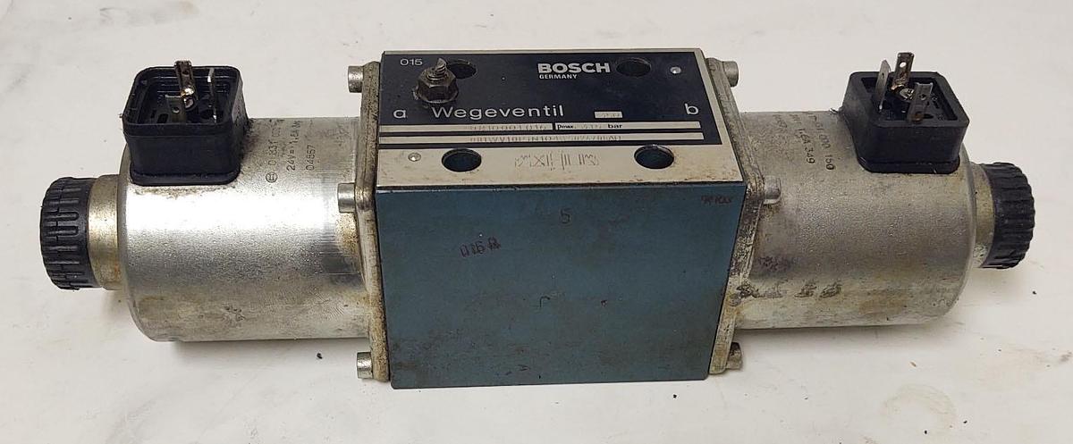 Used đŸ”¥BOSCH HYDRAULIC VALVE 081WV10P1N104WS024/00AO 0810001016 24V Coils