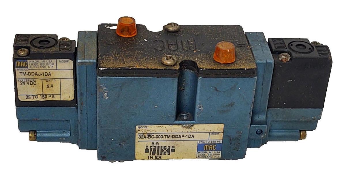 Used 🔥MAC Valves 82A-BC-000-TM-DDAP-1DA Pneumatic Solenoid Valve