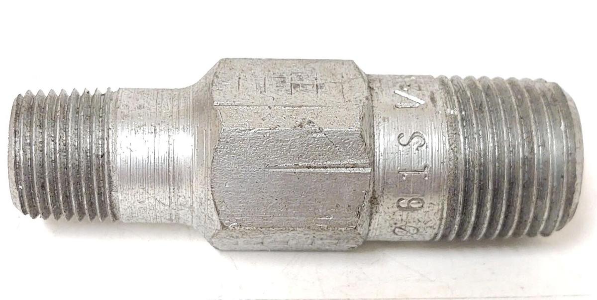 🔥 (17 PCS) XH WP 1/2" x 3/8" Male NPT Hex Nipple Reducer Pipe Fitting BN 61