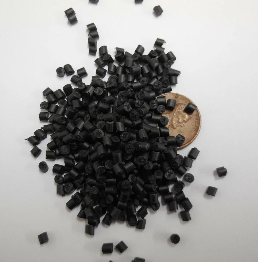 CPP TF20 Polypropylene Plastic Pellets Black Resin 10 Lbs 20 % Talc Filled PP