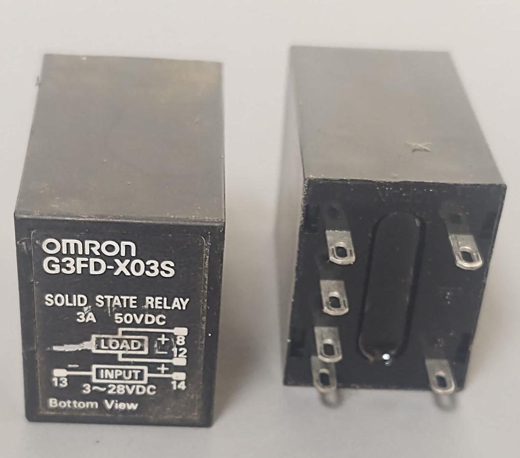Used 🔥QTY 2, Omron G3FD-X03S Solid State Relay G3FDX03S