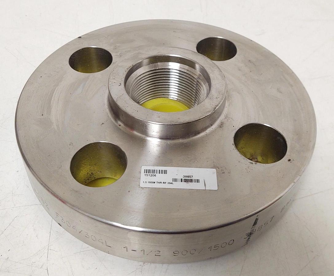 🔥 NOS KERKAU FLANGE 1.5" THREADED 900 1500 B16.5 304L 39857