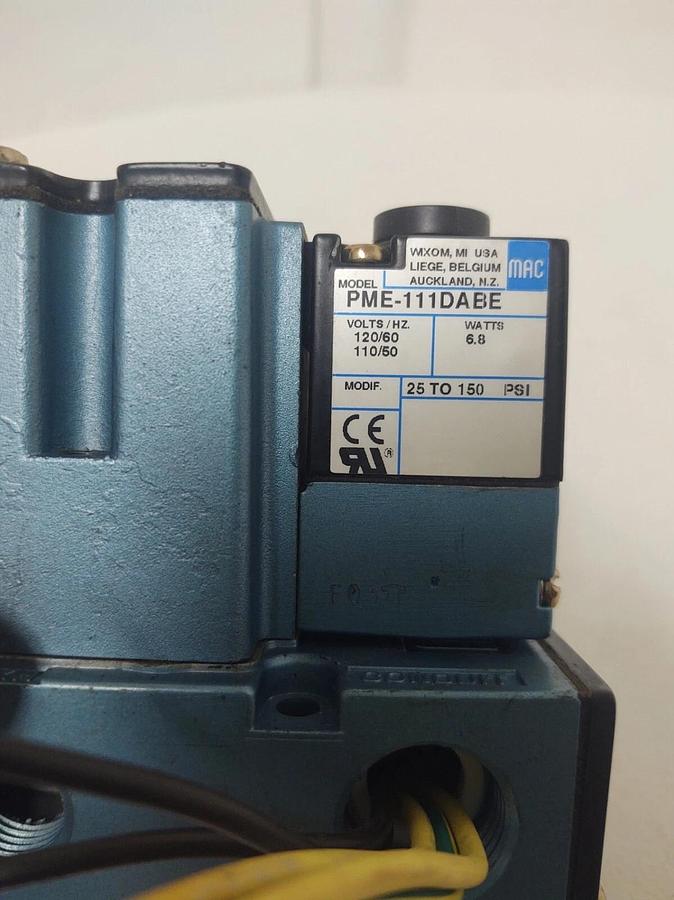 Used 🔥MAC Valves 6211C-000-PM-111DA Solenoid Valve 120V Coil