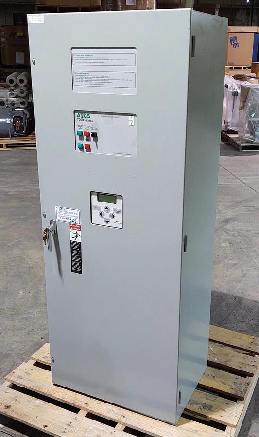 Used 🔥 ASCO 7000 Series Automatic Transfer Switch, 600A, 4 Wire, 480V, 3ph CLEAN