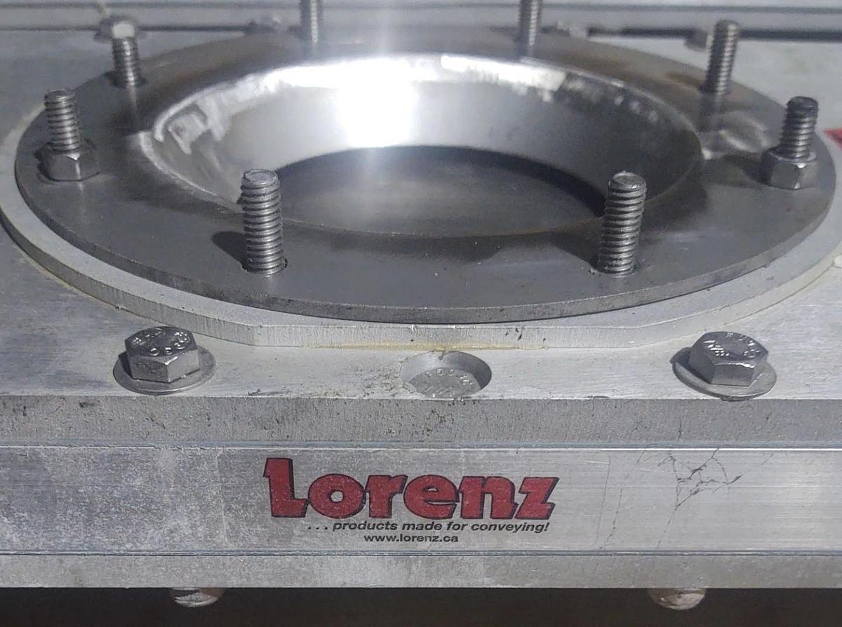 Used 🔥Lorenz SG-600-AL-LSP-OC 6" Slide Gate Pneumatic