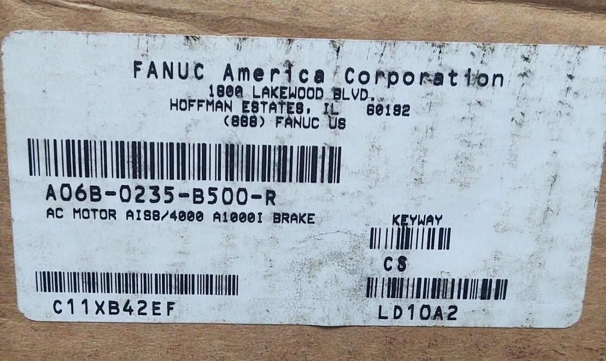 🔥FANUC A8/4000is Servo Motor A06B-0235-B500-R   C11XB42EF