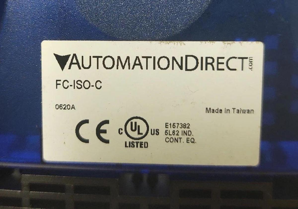 Used 🔥(QTY 2) AUTOMATION DIRECT FC-ISO-C ISOLATED SIGNAL CONDITIONER