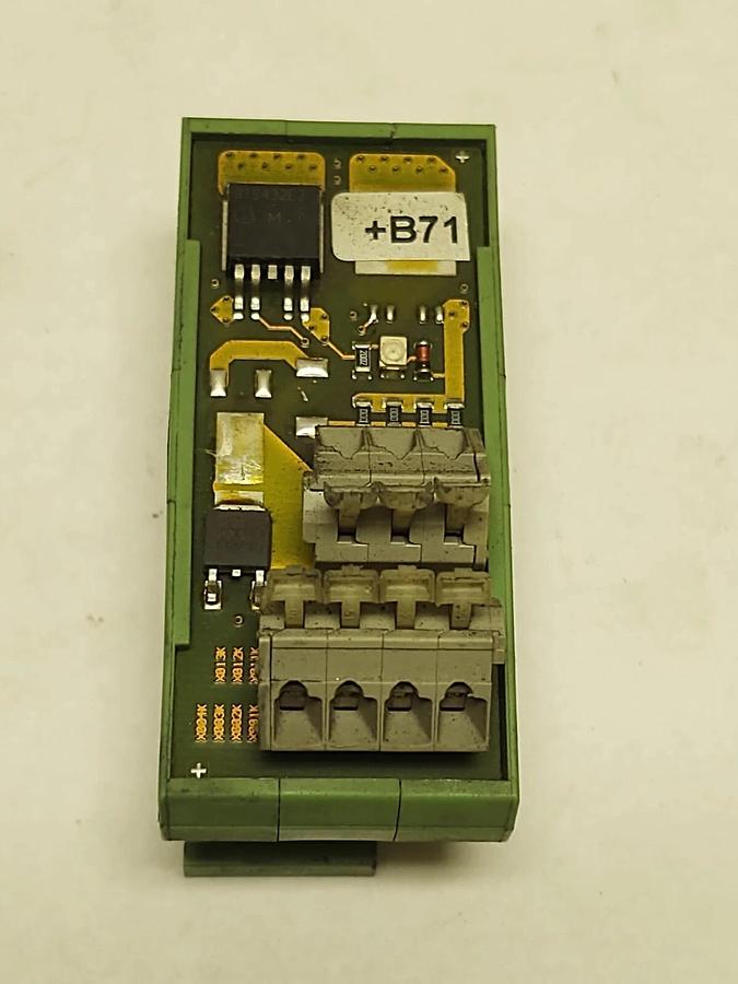 Used Module +B71, SN. 184.366 A, ARB , Circuit Board DIN Rail Card , Arburg