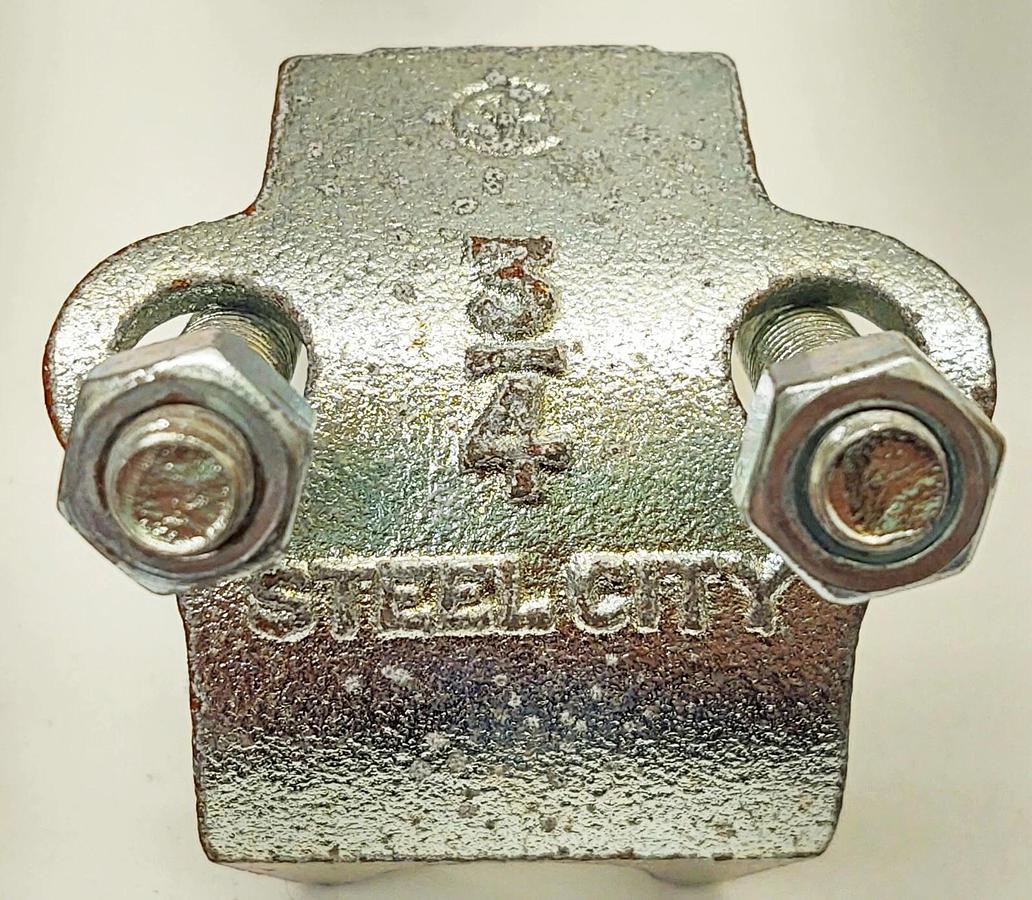 Steel City RC 3/4, Beam Clamp, 3/4 Right Angle Pipe Support, (BOX 42 -50)