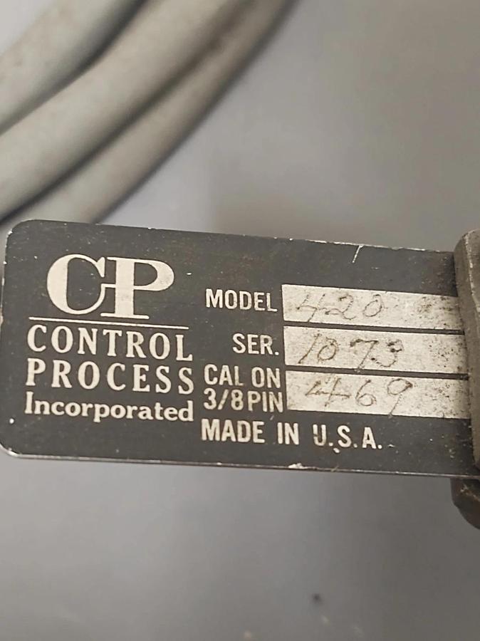 Used 🔥GSP Transducer with Cable MS3113H10-6P GP Model 420 3/8 NPT
