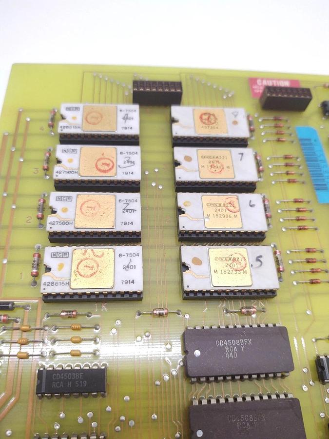 Used đŸ”¥Cincinnati Milacron 3-531-3742A Logic Circuit Board NCR Gold Chips