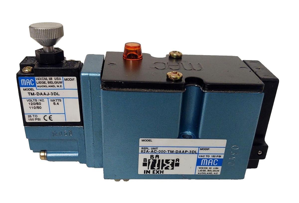 🔥 New - MAC Air Valve 82A-AC-000-TM-DAAP-3DAL Solenoid TM-DAAJ-3DL