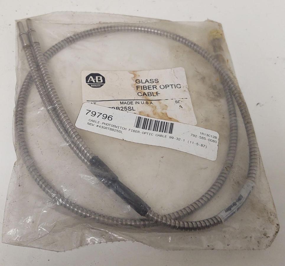 🔥 New ALLEN BRADLEY 43GR-TBB25SL Cable Photo Switch Fiber