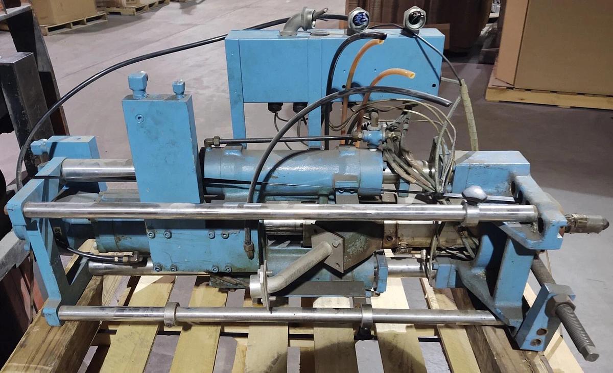 Used Nissei Complete Screw Injection Unit with Heating Removed From SY10