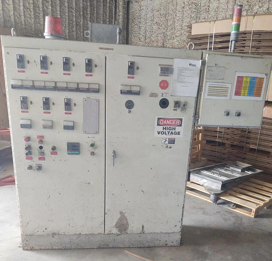 Used 🔥Extruder Double Door Control Cabinet Mercery Contactors, Watlow Temperature
