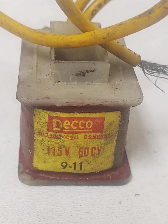 Used 🔥DECCO 115V Hydraulic Valve Coil 911 9-11