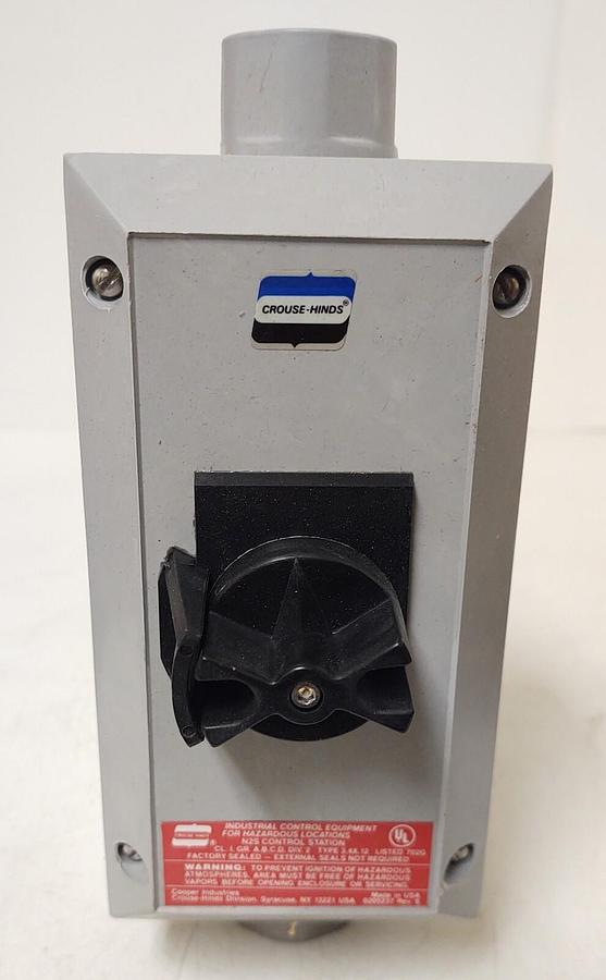 🔥 NEW N2SC2123 CROUSE HINDS EXPLOSION PROOF SELECTOR SWITCH CONTROL STATION