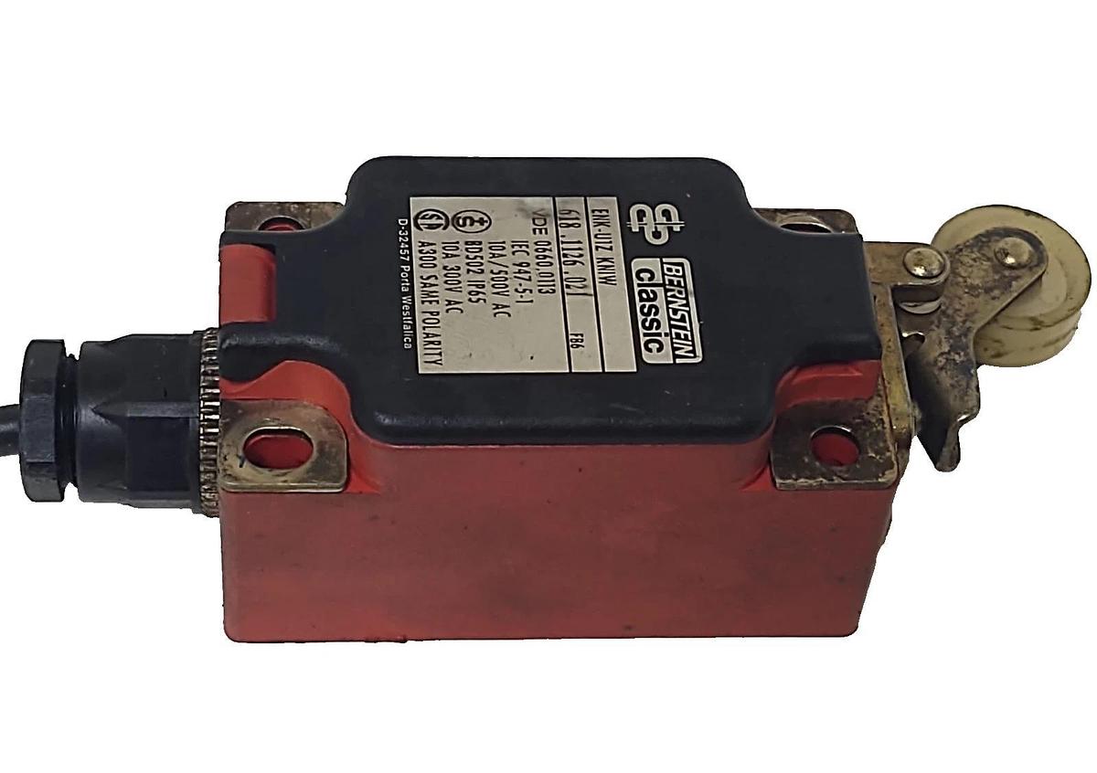 Used 🔥 Bernstein ENK-U1Z KNIW Safety Limit Switch 1NO 1NC, 10A 300VAC, IP65