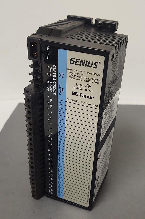 🔥NEW GE Fanuc IC660BBD024 Genius 12/24VDC Source Input / Output Module