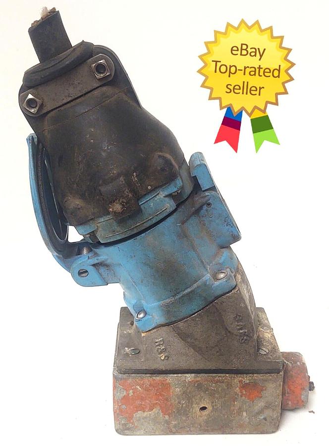 Used 🔥RUSSELLSTOLL LOCKING RECEPTACLE WITH BASE 3F0414 & 3MP414 PLUG 30A 600V