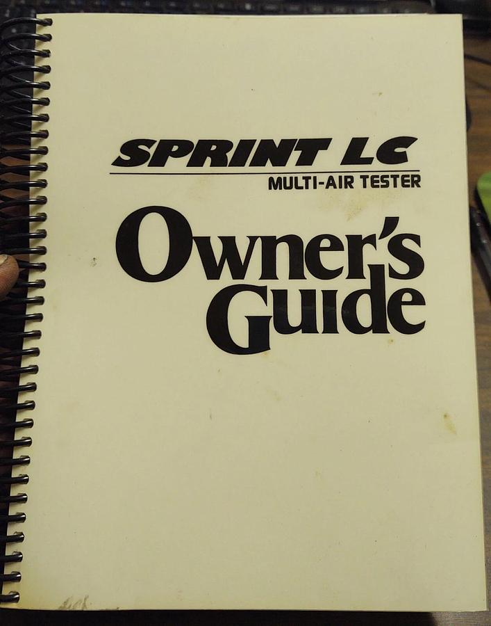 Used Uson Sprint LC  Multi-Air Leak Tester 0-6 PSIG With Enclosure and Manual TESTED