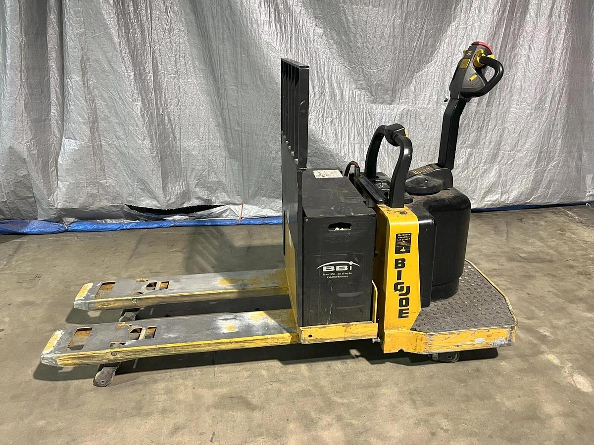 Used Big Joe Electric Pallet Jack Truck Walkie Rider 6,000 LB WRT-60-2748