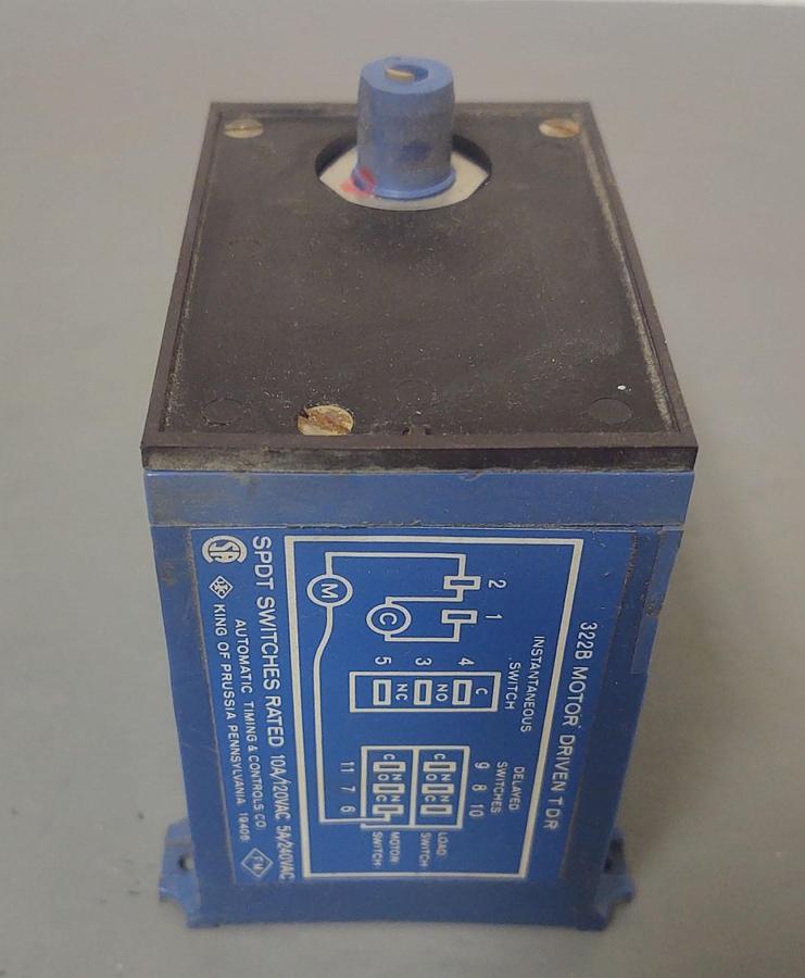 Used 🔥 ATC 322B Motor Driven TDR SPDT Switches Rated 10A 120VAC