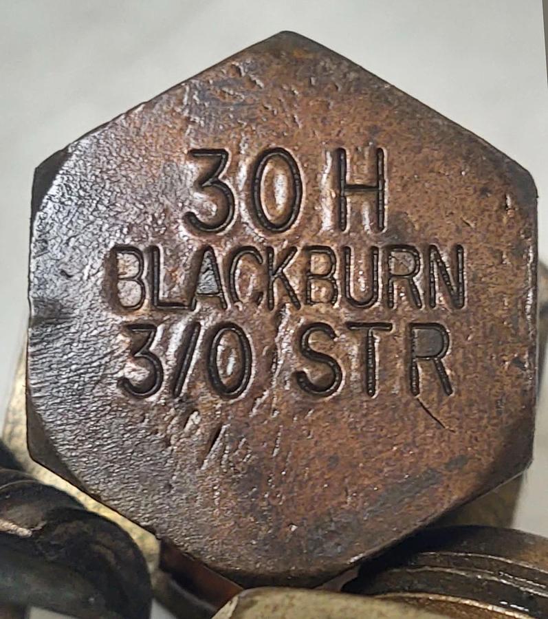 🔥QTY 4 - Bronze Blackburn 30H 3/0 Split Bolt Connectors
