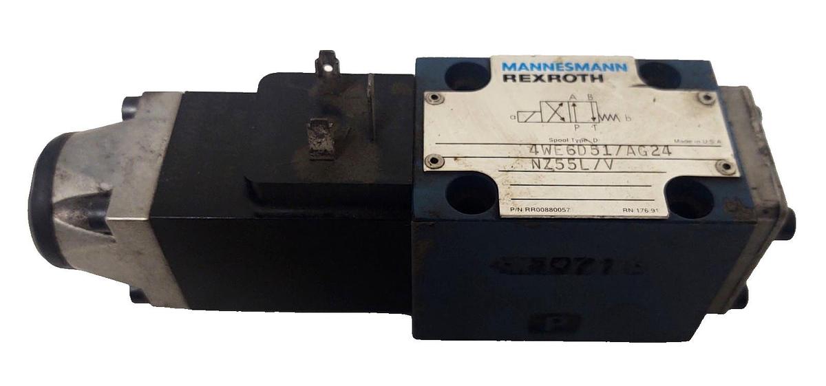 Used 🔥REXROTH 4WE6D51/AG24NZ55L/V Directional Control Valve