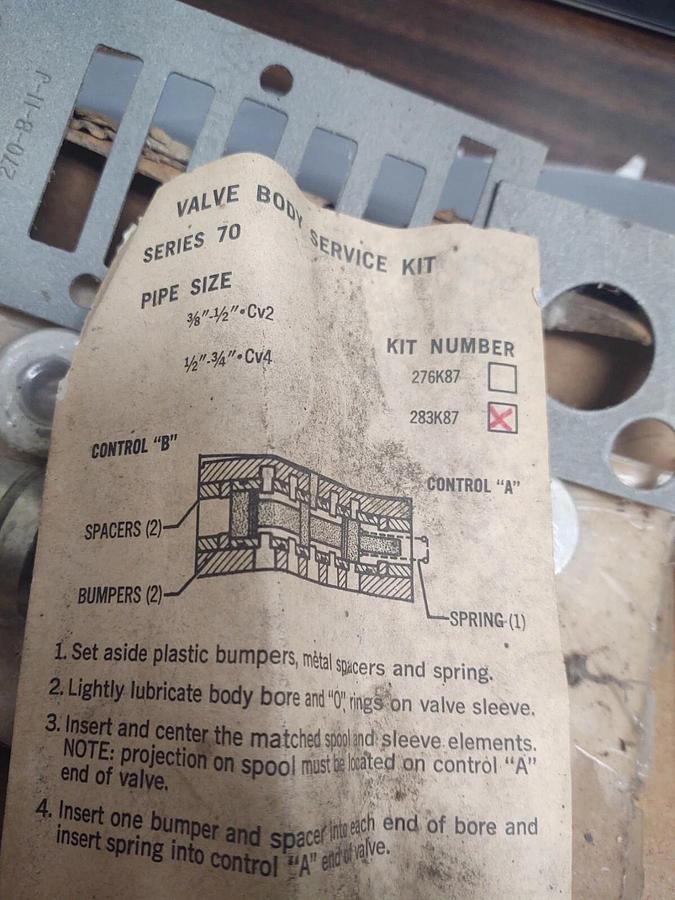 🔥 Ross 283K87 Valve Service Not Complete
