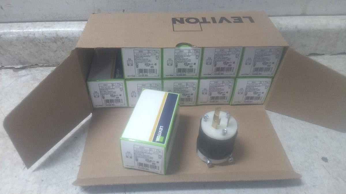 Used 🔥Hubbell Locking Plug, CS8265C, 50 A, 250V AC, Single Phase, 2 Pole