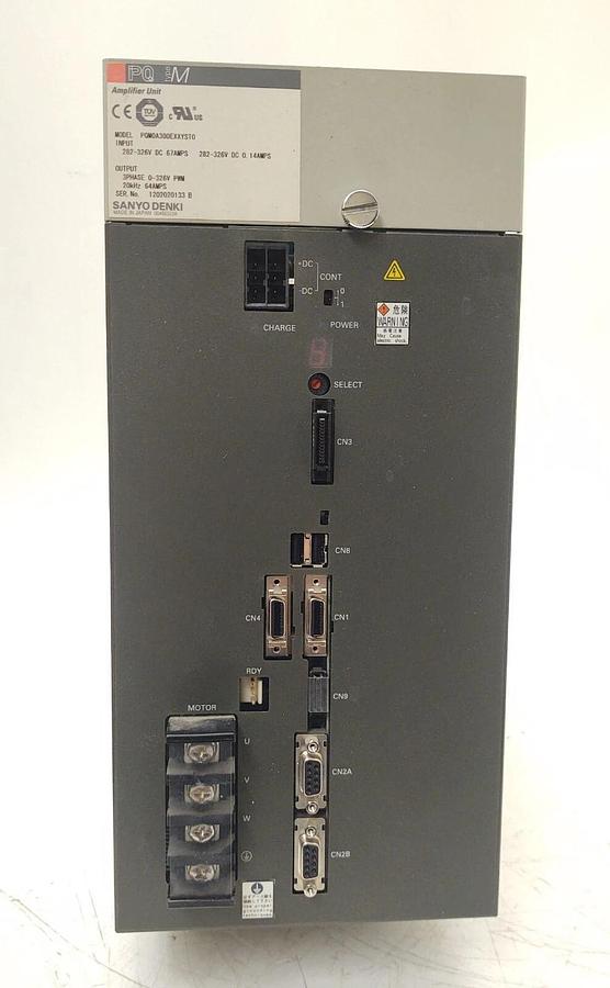Used 🔥(WORKING) SANYO DENKI 20 KHZ, PWM Amplifier Unit PQM0A300EXXYST0 Mitsubishi