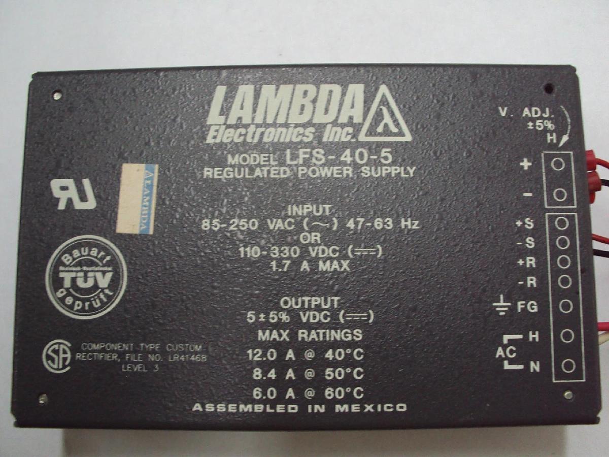 Used Lambda Regulated Power Supply Model LFS-40-5