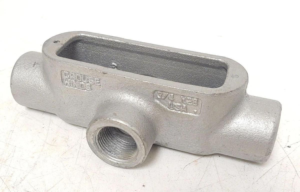 🔥X28 CROUSE HINDS 3/4-INCH HUB SIZE STYLE-X FORM 8 CONDULET CONDUIT THREADED