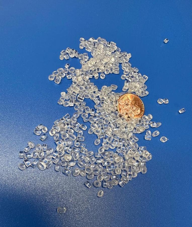 Lustran SAN DN59 Plastic Pellets Resin Material Injection Molding Clear 45 Lbs