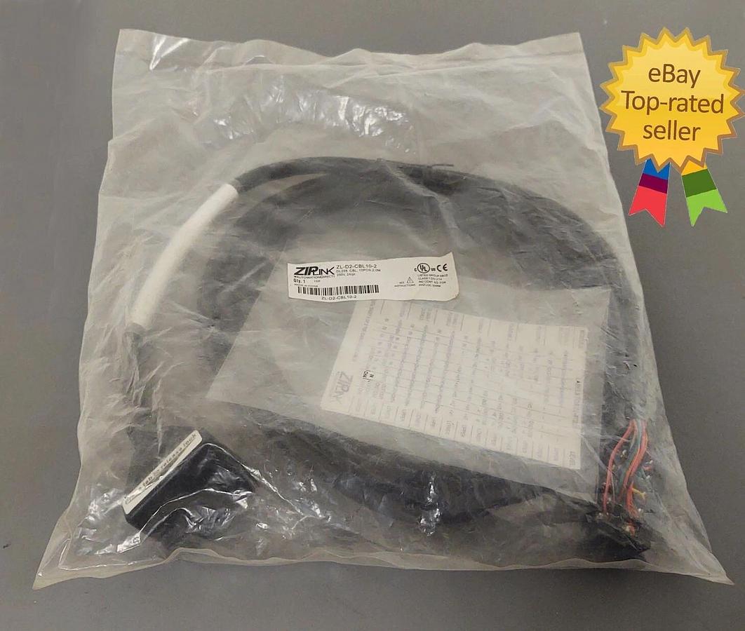 🔥NEW ZIP LINK AUTOMATION DIRECT ZL-D2-CBL10-2 ZLD2CBL102 PLC I/O CABLE