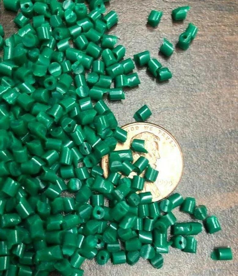 PP Plastic Pellets Polypropylene Resin Material Injection Molding Green 10 Lbs