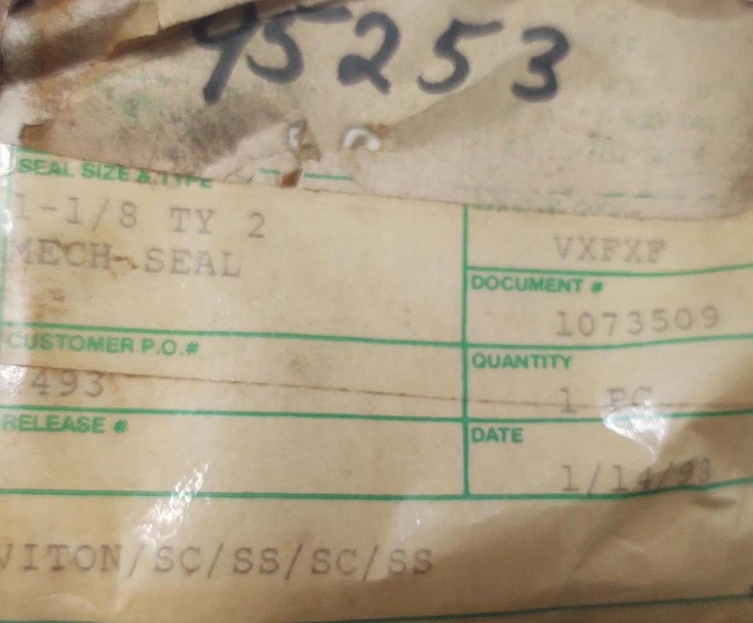🔥Goulds Pump Mechanical Seal Kit 1-1/8" VXFXF TY2